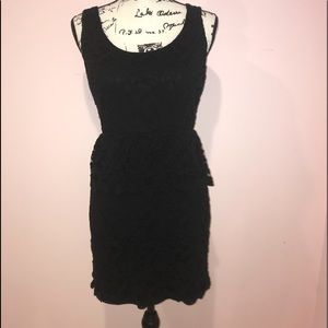 Black lace pins & needles UO dress